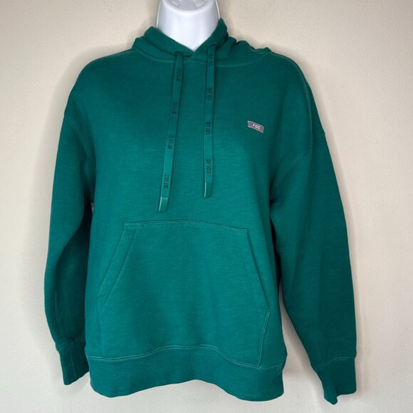 Figs Tops - Figs Hunter Green Off-Shift Hoodie Size XS Medical Professional Comfort